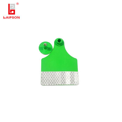 Reflective Cattle Ear Tags With Waterproof TPU Material Heat Cold Resistance And Laser Printing For Livestock Management