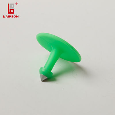 Round Small Animal Pig Button Ear Tags Multi Colors For Livestock Supplier
