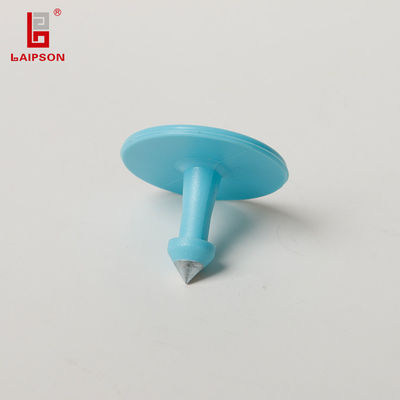 Round Small Animal Pig Button Ear Tags Multi Colors For Livestock Supplier