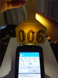 113*75mm Yellow  UHF RFID  Tags Cattle Tracking Long Distance 8-10m