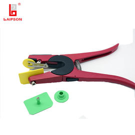 Swine Yellow Livestock 52*38mm Pig Ear Tags