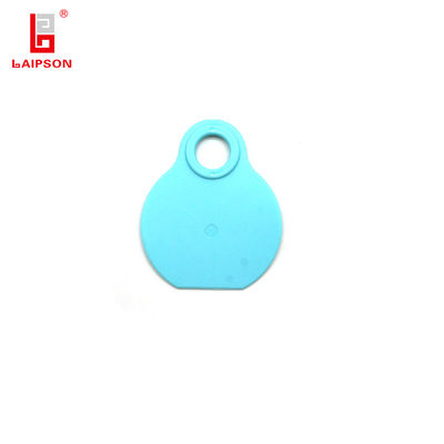 ISO9001 80mm Top TPU Medium Size Cattle Sheep Neck Tags With Laser Printing Number