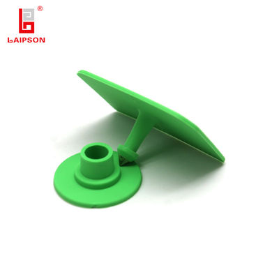52mm OEM Visual TPU Plastic Swine Pig Ear Tags Laser Printing QR Code Male